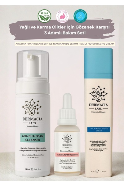 Dermacia Labs Bioceuticals Beauty Yüz Nemlendirici Krem Su Bazlı, %5 Niacinam...