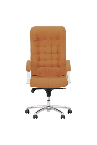 Concept Mobili Διευθύνουσα καρέκλα THRONES, ανοιχτό καφέ φυσικό Δερμάτινο