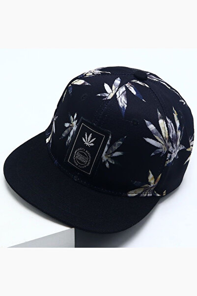Giraffe Hip Hop Snapback Cap Şapka Siyah Unisex Erkek/Kadın (Arkası Ayarlamalı)