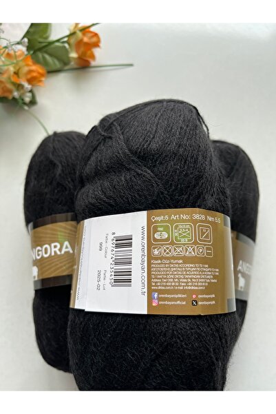 Ören Bayan Angora Shawl Vest Knitting Yarn