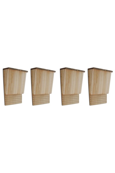Concept Σπιτάκια νυχτερίδων, 4 τεμ., 22 x 12 x 34 εκ., ξύλινα