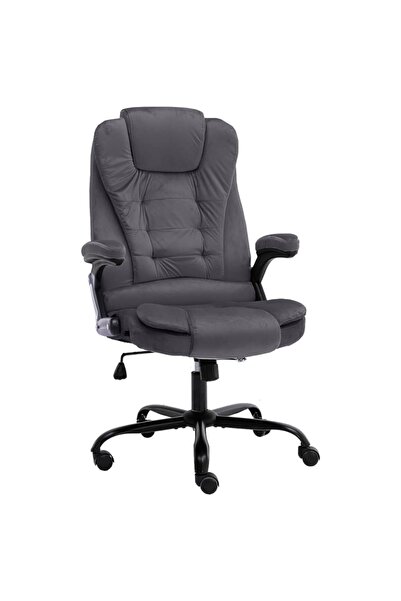 Concept Καρέκλα γραφείου, σκούρο γκρι, Βελούδο