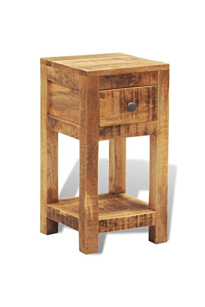 Concept Noptieră cu 1 sertar, lemn masiv de mango