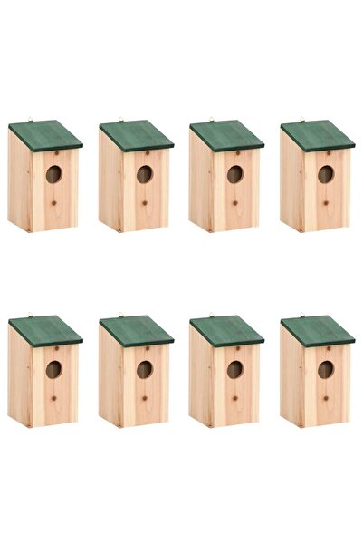 Concept Căsuțe de păsări, 8 buc., 12 x 12 x 22 cm, lemn