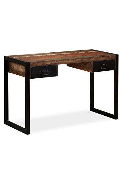 Concept Γραφείο με 2 συρτάρια, 120 x 50 x 76 εκ., από μασίφ ανακυκλωμένο ξύλο