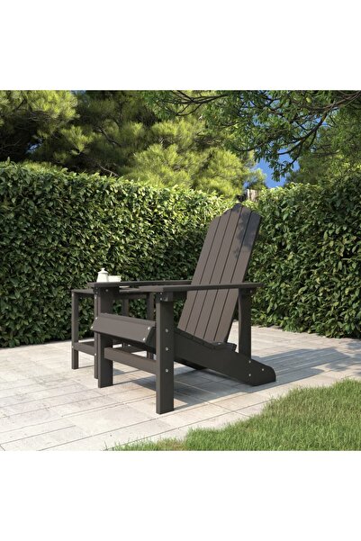 Concept Adirondack garden chair, anthracite, HDPE
