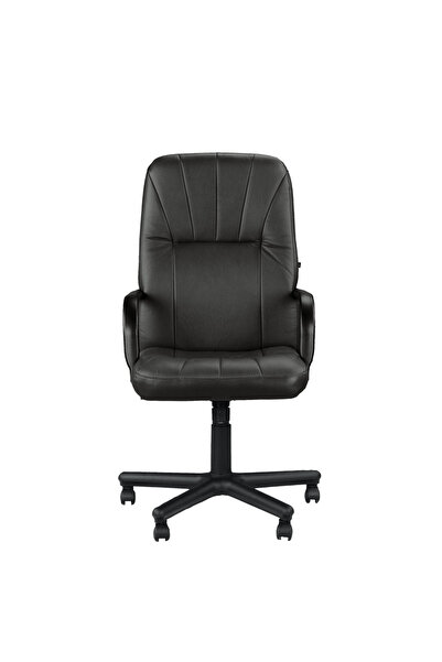 Concept Mobili Εκτελεστική καρέκλα RAED, μαύρο οικολογικό Δερμάτινο