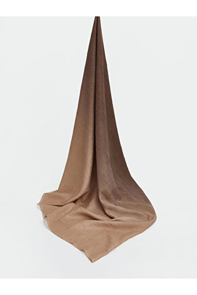 LC Waikiki Brown Patterned Women's Shawl