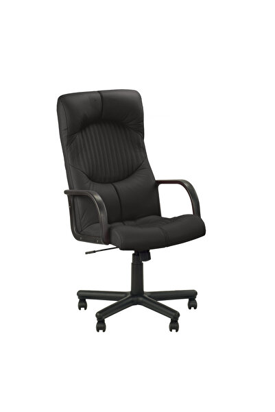Concept Mobili Διευθύνουσα καρέκλα THOR, μαύρο οικολογικό Δερμάτινο