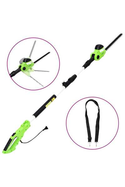 Concept Trimmer electric de gard viu cu tijă telescopică, 41 cm, 550 W