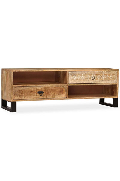 Concept Comodă TV, 120 x 30 x 40 cm, lemn masiv de mango