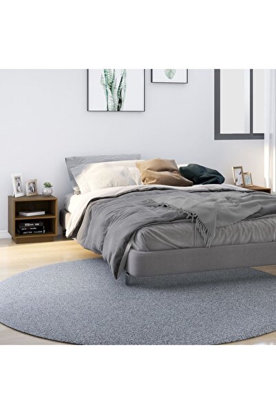 Concept 813332 Κομοδίνα 2 τεμ. Μελί Καφέ 40x34x40 εκ. Μασίφ Ξύλο Πεύκου