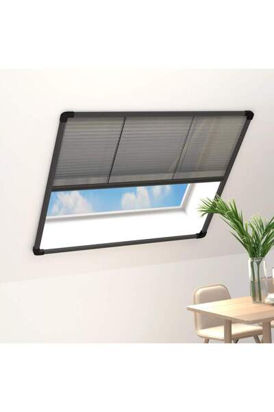 Concept Σήτα εντόμων για παράθυρα, ανθρακί, 120x120 cm, αλουμίνιο