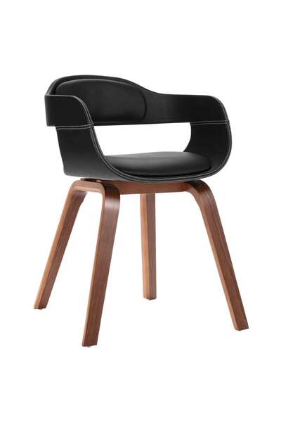 Concept Scaun de bucătărie, lemn curbat & piele ecologică