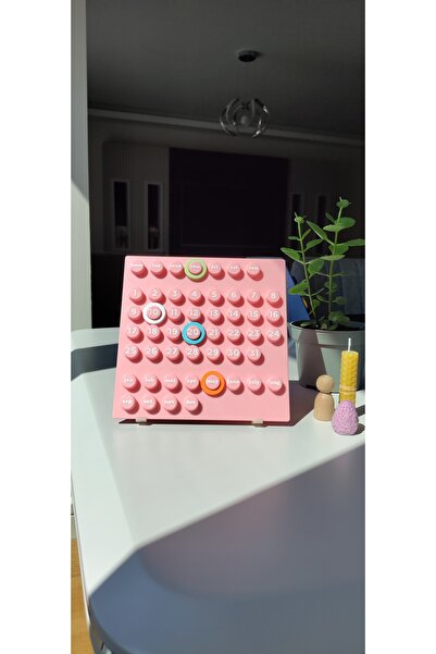 iboti 3D Baskı Ring A Date Masa Takvimi, Sonsuz Süresiz İngilizce Takvim