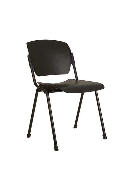 Concept Mobili Scaun vizitator VANNI Black Plast, Negru