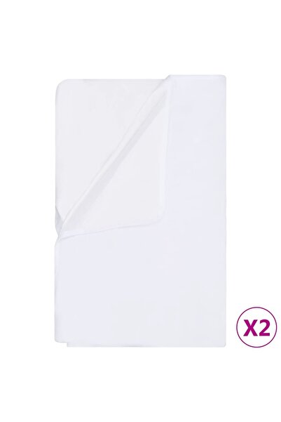 Concept Waterproof mattress protectors, 2 pcs., white, 140x200 cm, Cotton