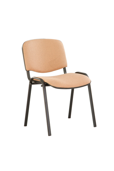 Concept Mobili Καρέκλα επισκέπτη GOA ΜΑΥΡΗ, καφέ ύφασμα Cagliari