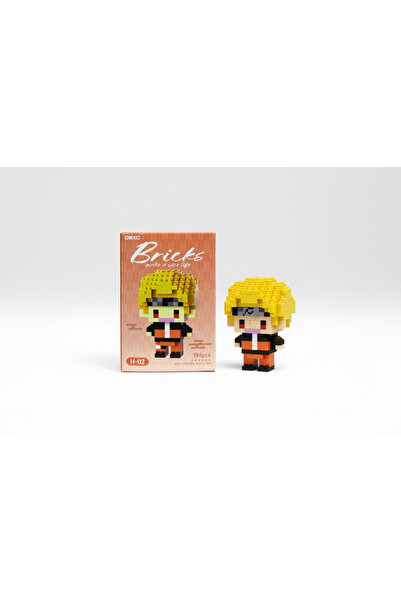 Bricks Micro Blok Anime Karakteri H-02 Serisi - 194 Parça DIY Figür Seti