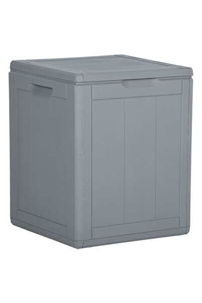 Concept Κουτί αποθήκευσης κήπου, γκρι, 90L, PP rattan