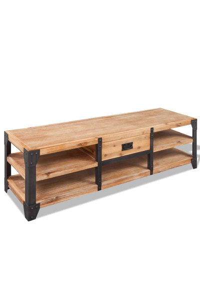 Concept Comodă TV din lemn masiv de acacia 140 x 40 x 45 cm