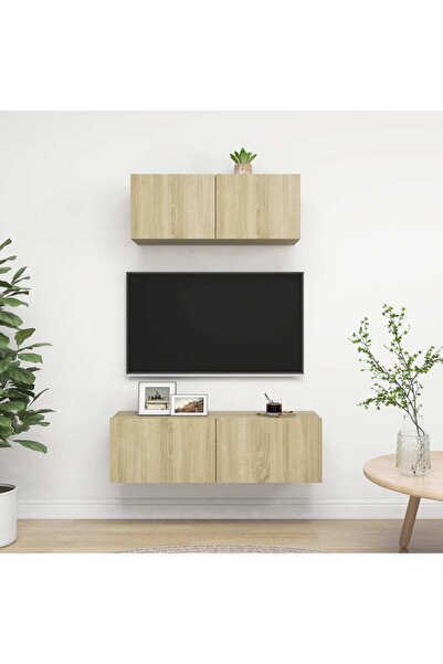 Concept Set de dulapuri TV, 2 piese, stejar sonoma, PAL