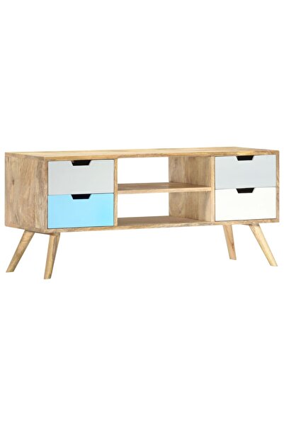 Concept Comodă TV, 110x35x48 cm, lemn masiv de mango