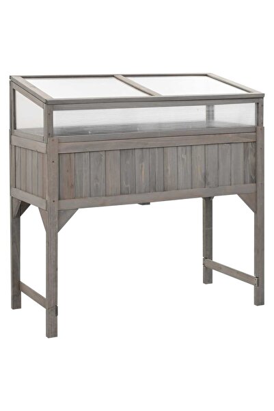 Concept Strat înălțat cu seră, 110x54x120 cm, lemn masiv de brad