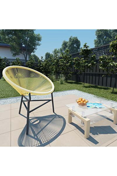 Concept Καρέκλα κήπου Acapulco, μπεζ, πολυρατάν