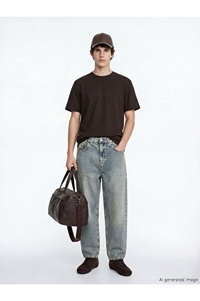 LC Waikiki بنطلون جينز إنديجو بالون فيت للرجال