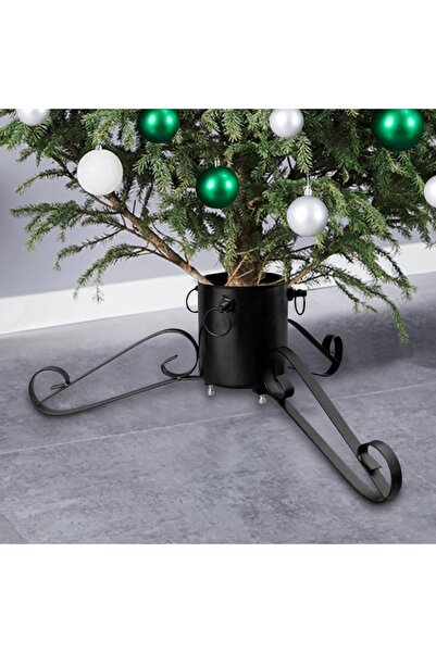 Concept Βάση για χριστουγεννιάτικο δέντρο, μαύρη, 58x58x21 εκ.