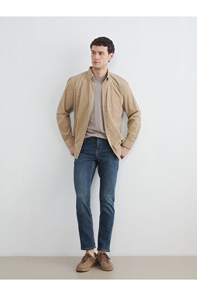 LC Waikiki Ανδρικό τζιν παντελόνι Green 779 Regular Fit