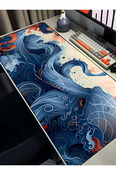 Charmbi Hırçın Deniz 40X90 Procontrol Mouse Pad Gaming Mousepad Non-Slip Sole...