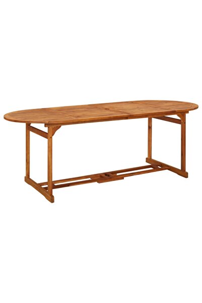 Concept Τραπέζι κήπου, 220x90x75 εκ., μασίφ ξύλο ακακίας