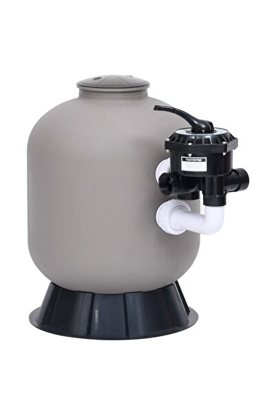 Concept Пясъчен филтър за басейн с 6-пътен клапан, страничен монтаж, сив