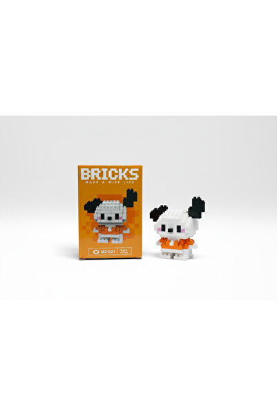 Bricks Mikro Blok Figür Serisi: Sevimli Pochacco Karakteri - MZ-031 Yapım Seti