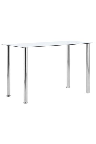 Concept Masă de bucătărie, transparent, 120x60x75 cm, sticlă securizată