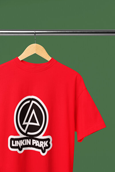 MG Linkin Park Printed Crewneck Pa Cotton Ov Oversized Alip Short Unisex Tshirt