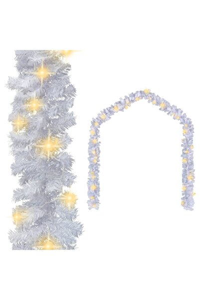 Concept Χριστουγεννιάτικη γιρλάντα με φώτα LED, λευκή, 5 μ.