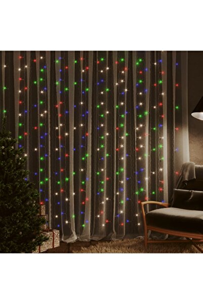 Concept Instalație lumini tip perdea 300 LED multicolor 3x3 m 8 funcții