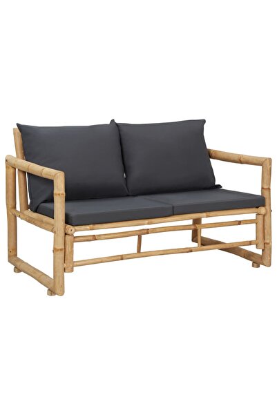 Concept Παγκάκι κήπου με μαξιλάρια, 115 cm, Μπαμπού