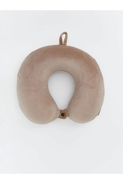 LC Waikiki Καφέ βελούδινο μαξιλάρι λαιμού