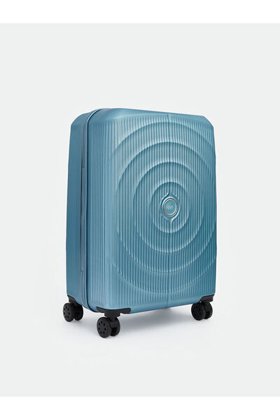 LC Waikiki İndigo Kilit Detaylı Orta Boy Valiz
