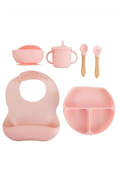 OEM Set of 6 Silicone Diversification Pieces for Babies and Children