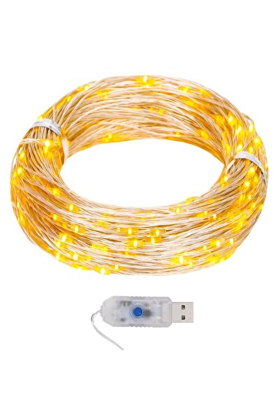 Concept Instalație luminoasă 400 micro LED-uri alb cald 8 funcții 40 m