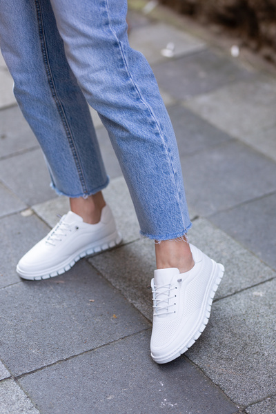 Venüs 26150002 Hakiki Deri Lastik Bağcık Detaylı Ortopedik Ayakkabı