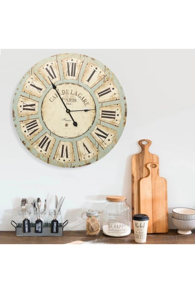 Concept Ceas de perete, multicolor, 60 cm, MDF