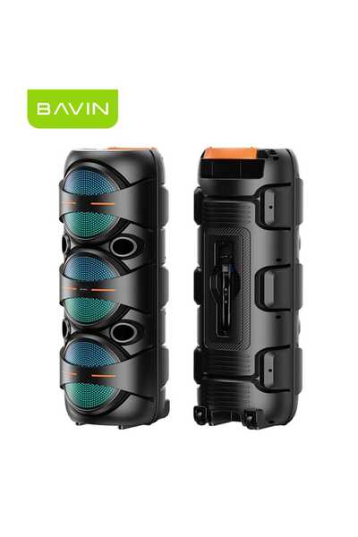 Bavin BM37 Wireless Bluetooth Speaker for Parties and Karaoke with RGB Lighti...