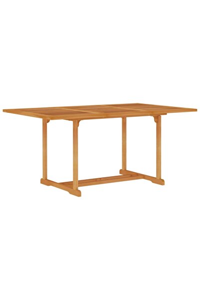 Concept Τραπέζι κήπου, 150x90x75 εκ., από μασίφ ξύλο τικ