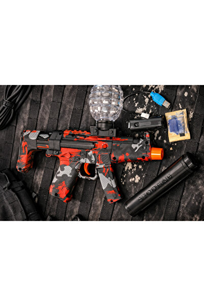 OEM Mitralieră Electrică cu Bile de Apă Full Auto, Reîncărcabilă USB, Set Com...